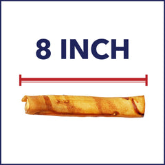 Pet Factory thick beefhide chew for persistent chewers promoting mental engagement