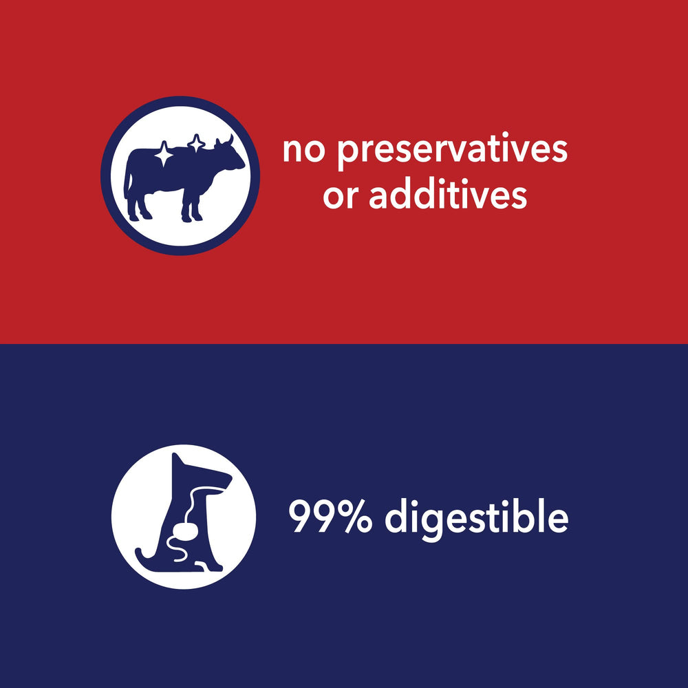 Pet Factory beefhide rolls offering dental-friendly chewing benefits