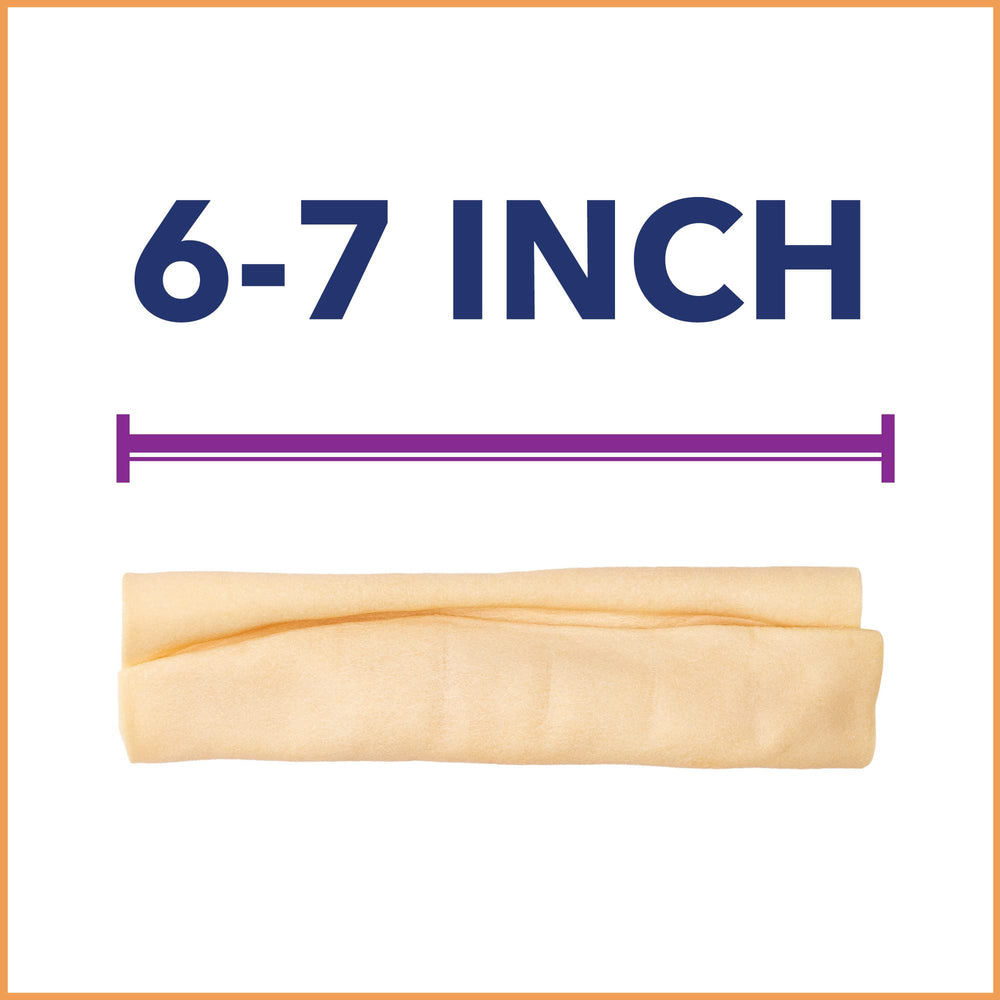Pet Factory CareChewz Collagen Wraps closeup texture showing durable chew