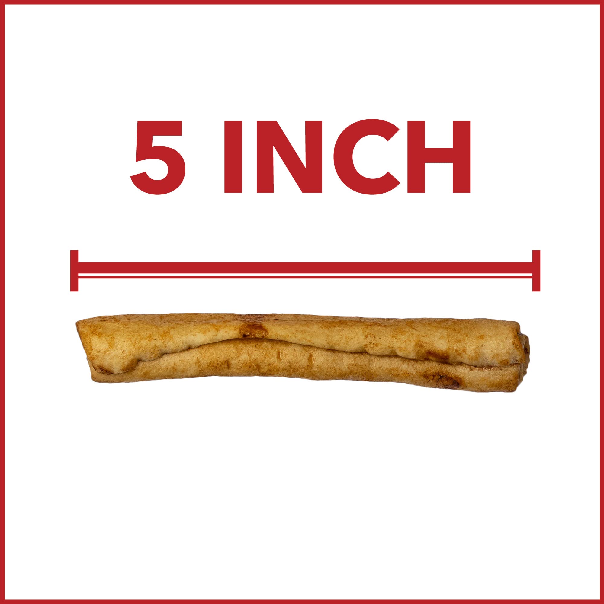 Pet Factory dog chewing beefhide chip roll during playtime