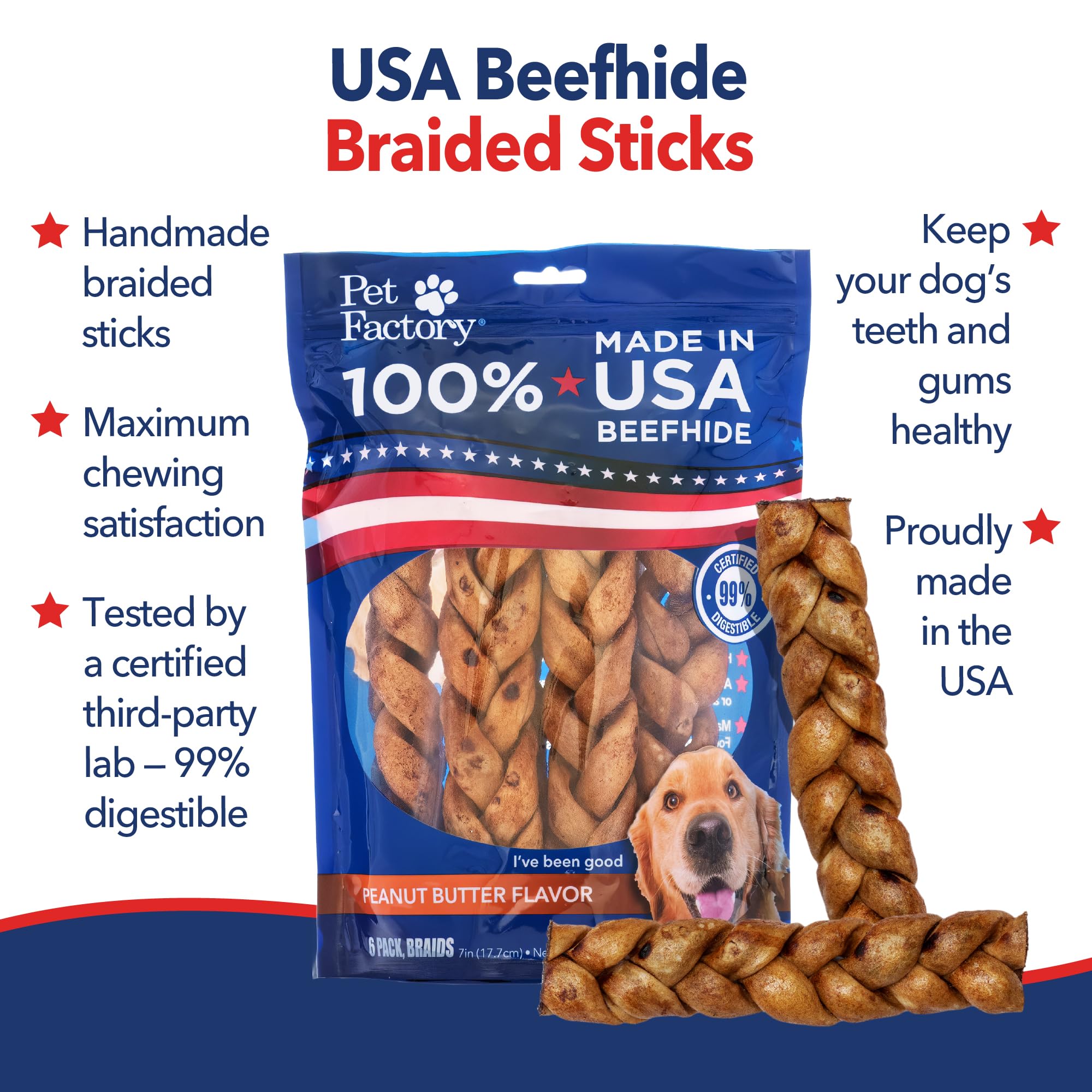 Pet Factory pack of 6 keeps a steady supply for busy households.