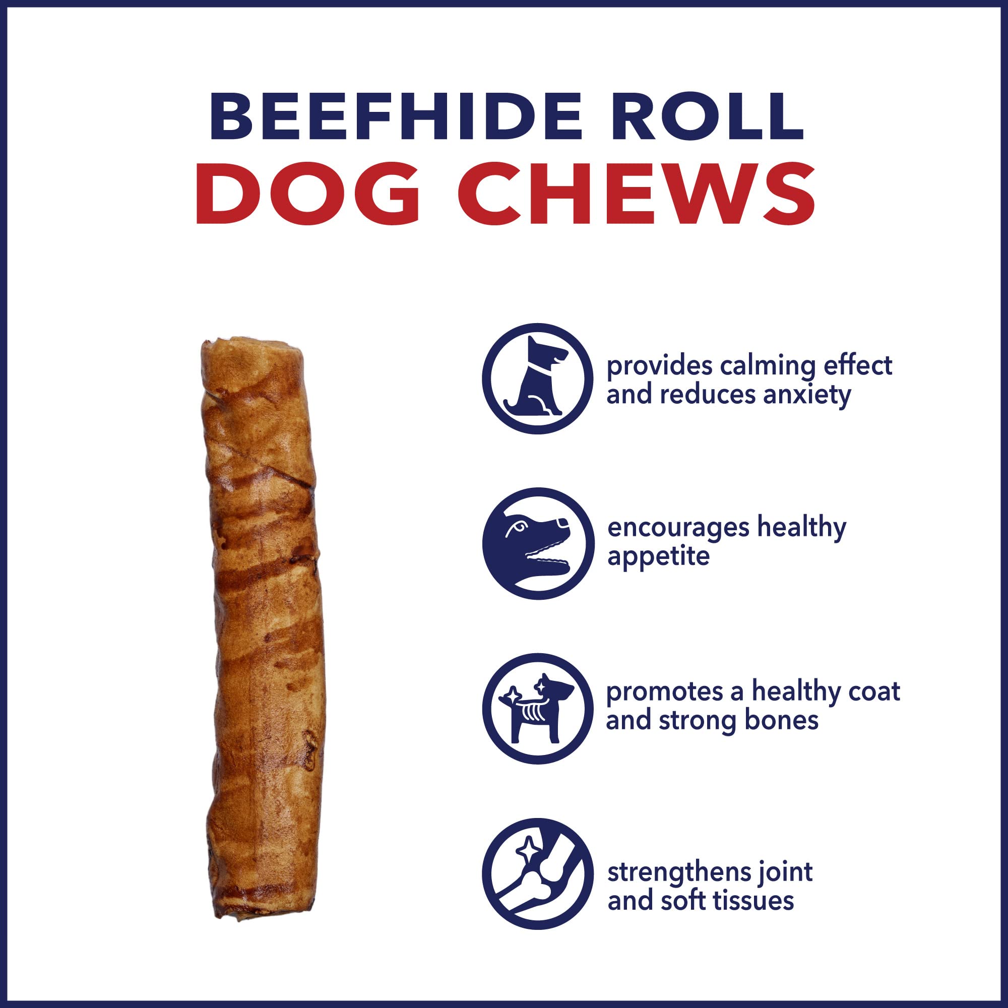 USA-sourced beefhide roll emphasizes domestic production and safety.