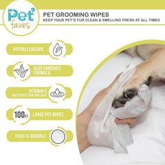 Pet Faves dog wipes paw cleanup for outdoor messes and quick refresh.