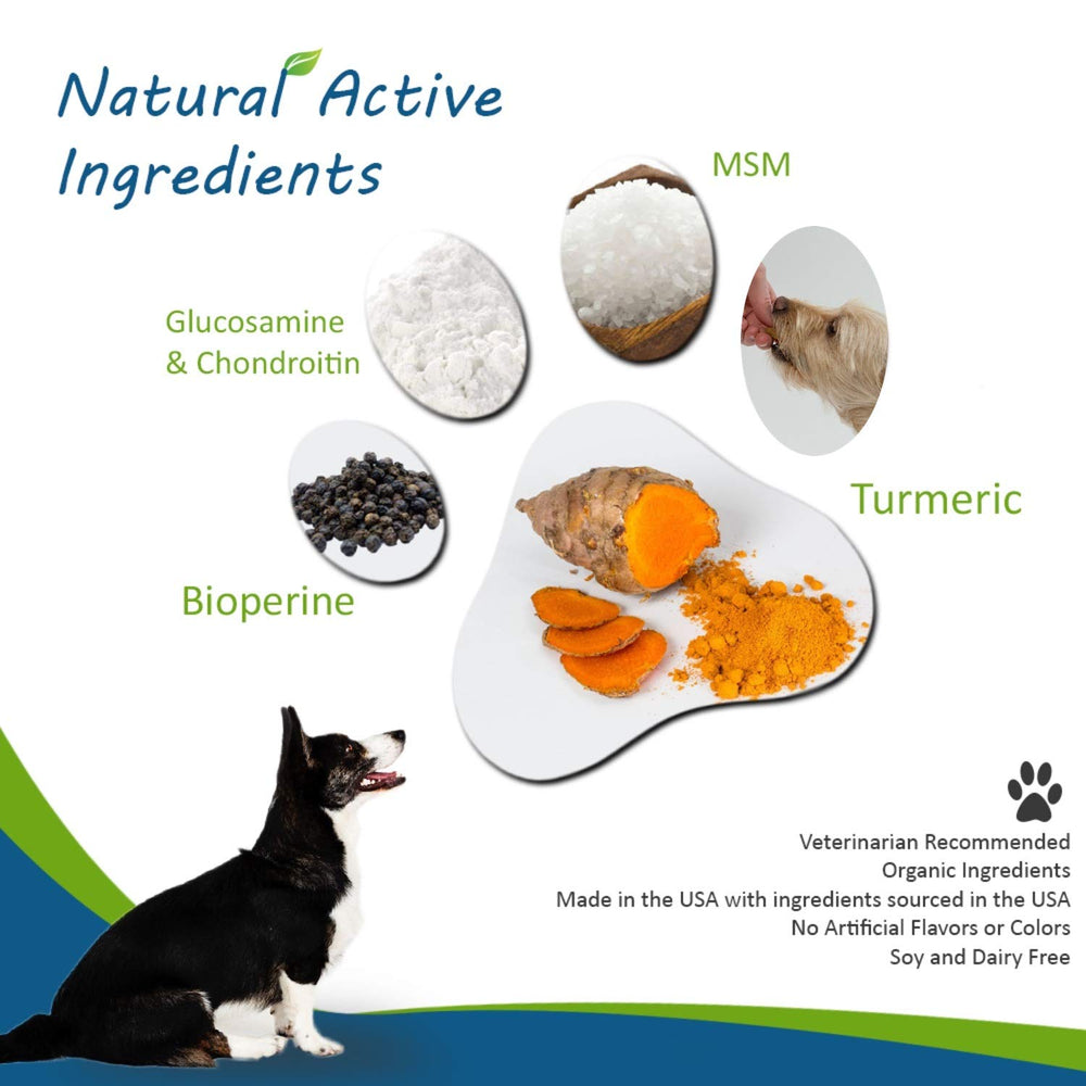 Pet Faves glucosamine chondroitin dog joint chews closeup shows cartilage support.