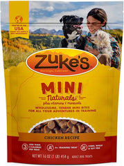 Pet Faves Zuke Mini Naturals Beef 1lb treats for tasty rewards