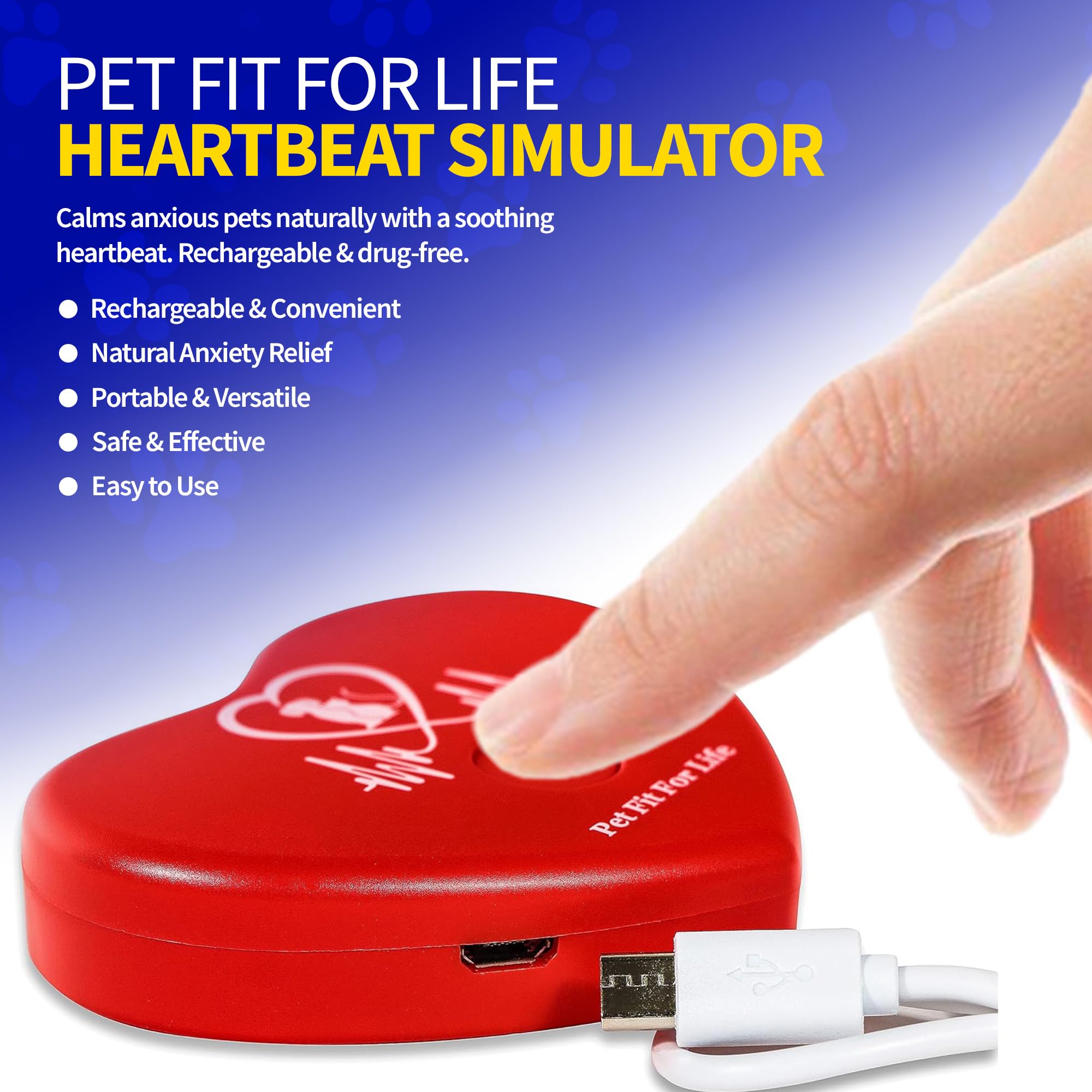 Pet Fit For Life heartbeat toy bed setup, provides peaceful nights for pets.