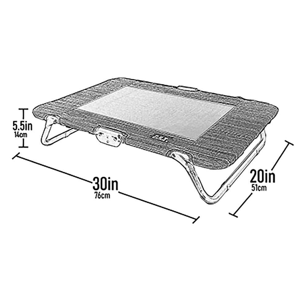 Pet Gear Lifestyle Pet Cot outdoors with breathable mesh for cooling