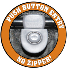 Pet Gear No-Zip Jogger panoramic view window keeps pets engaged and secure.