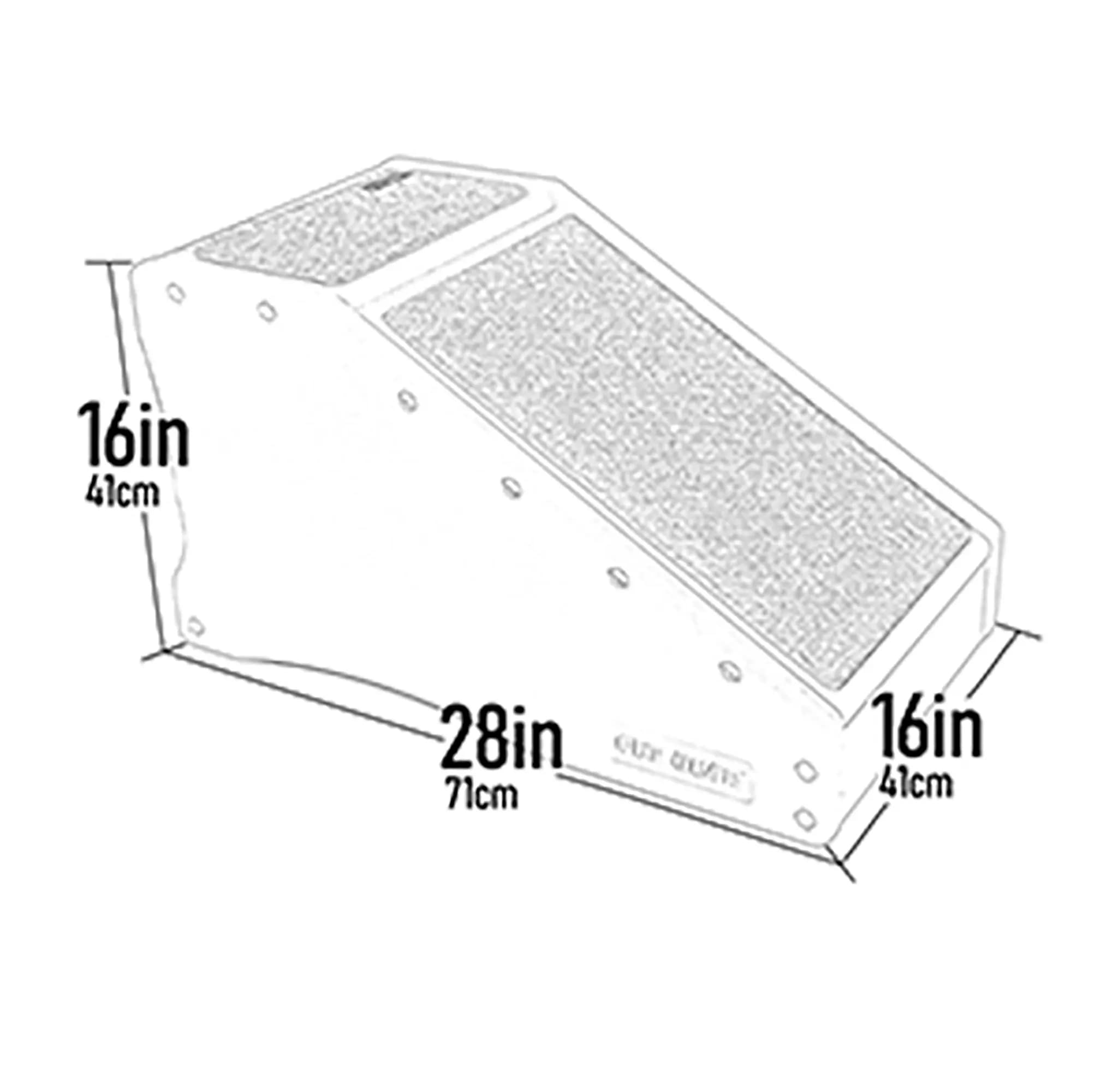 Pet Gear Stramp soft-trax tread provides secure footing for climbing onto beds and couches.