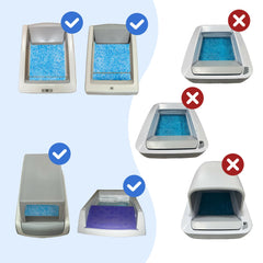 PET HAHA disposable trays for fast, mess-free cleanup after use.