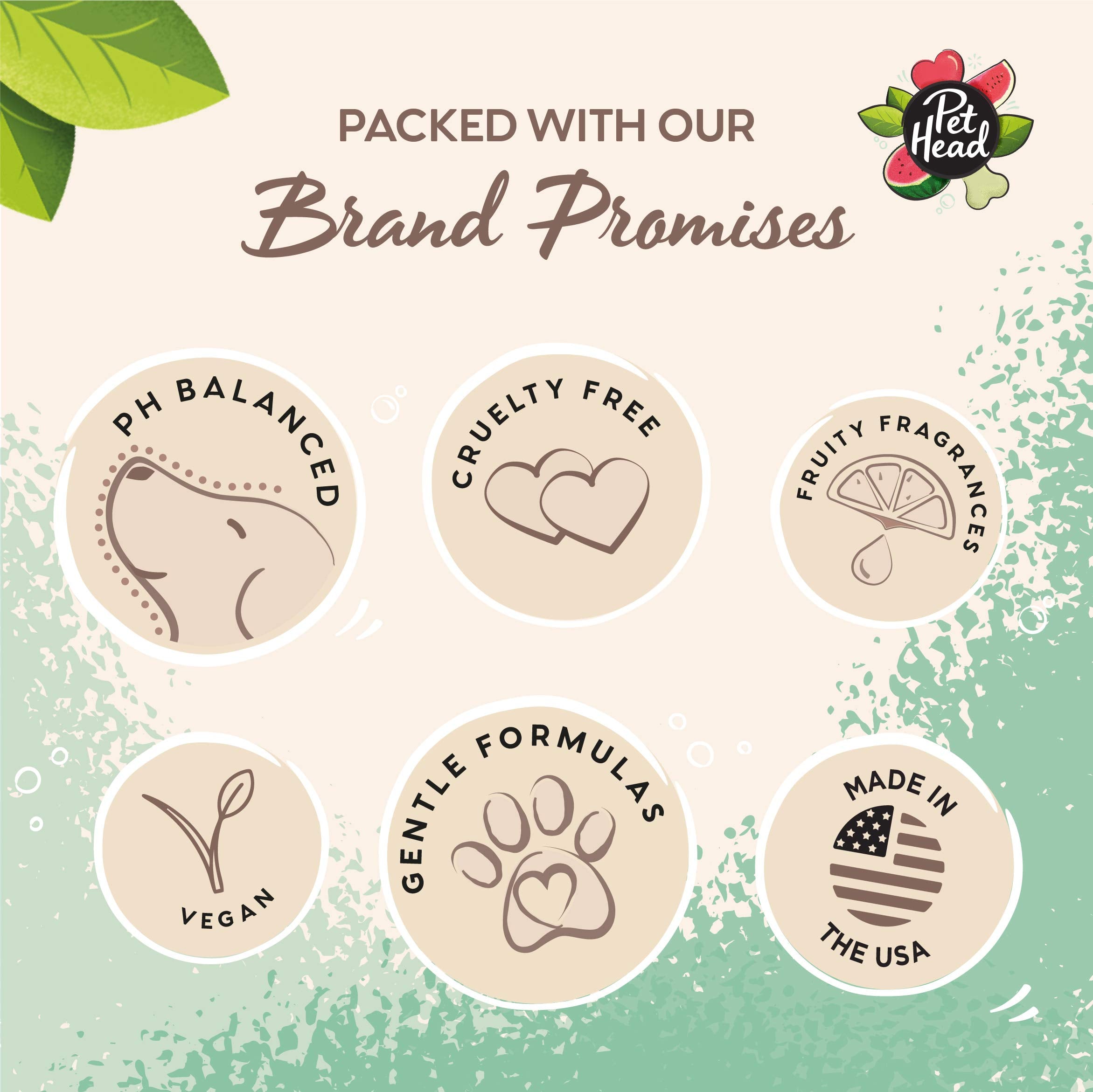 Vegan, cruelty-free ethics showcased on packaging.