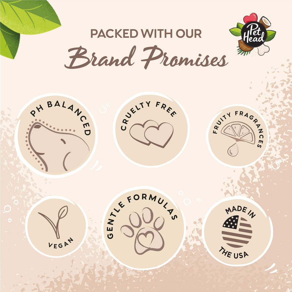 Pet Head Sensitive Soul shampoo label notes parabens-free formula for gentler baths.
