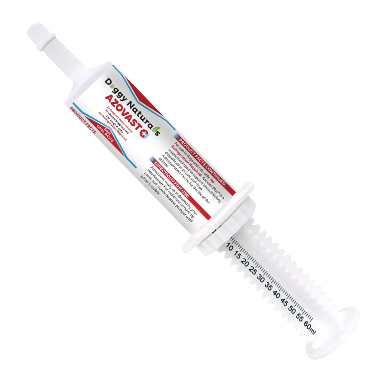 Azovast Plus 60cc bottle—may support kidney function in dogs and cats.