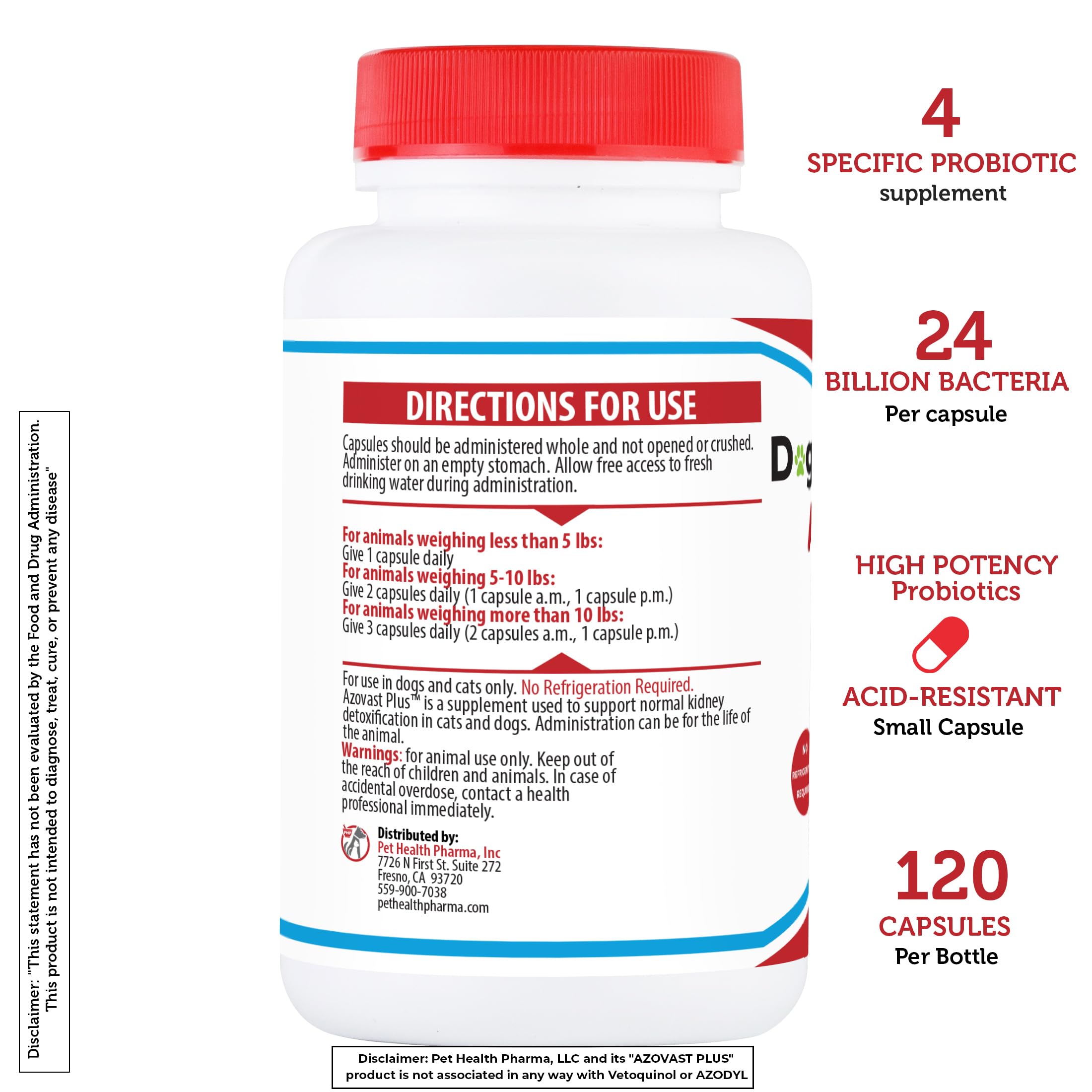 Pet owner administering Azovast Plus to a pet for kidney support.
