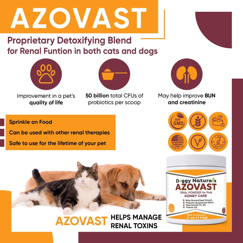 Azovast stored at room temperature, no refrigeration required.