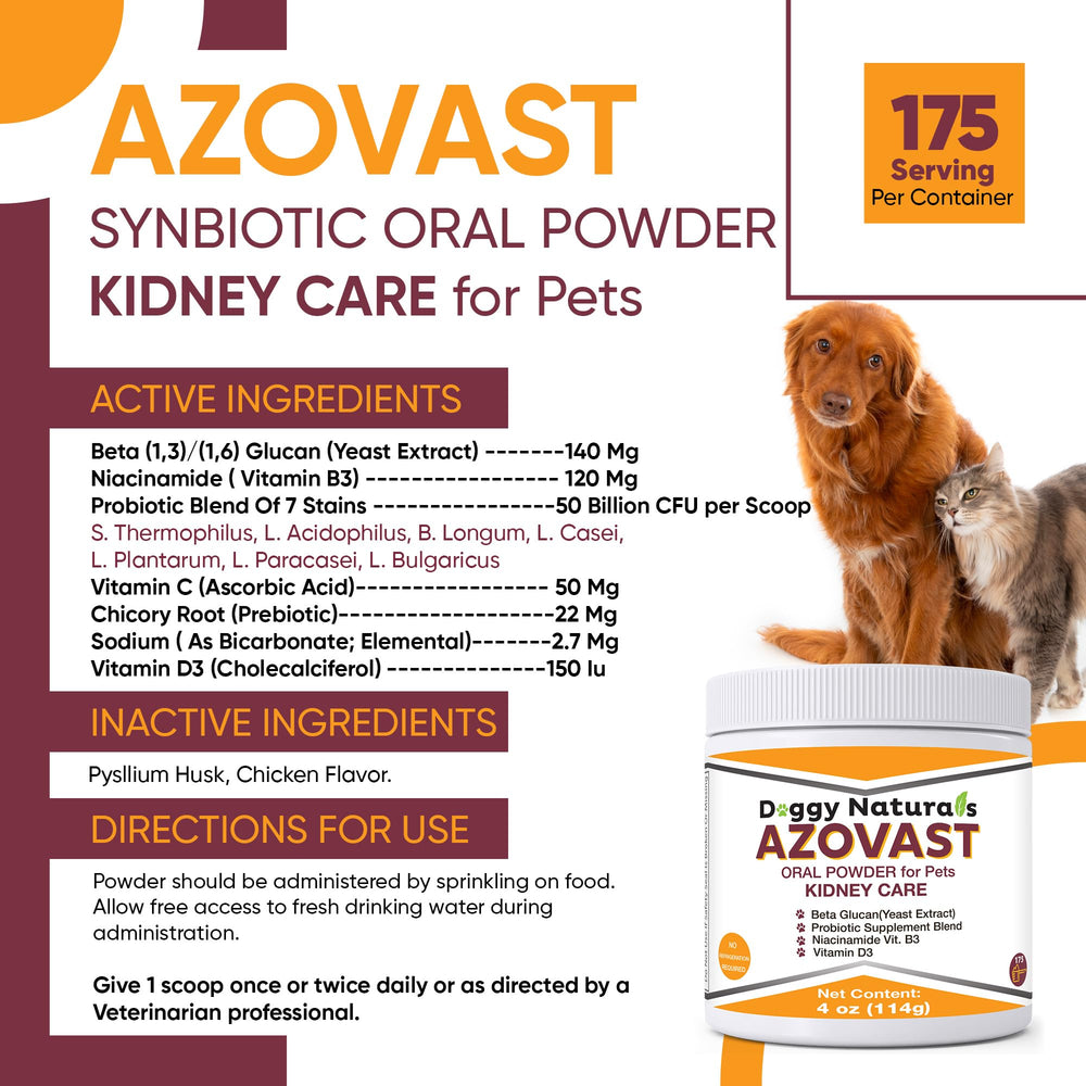 Azovast 4 oz jar with 175 scoops for convenient daily dosing.