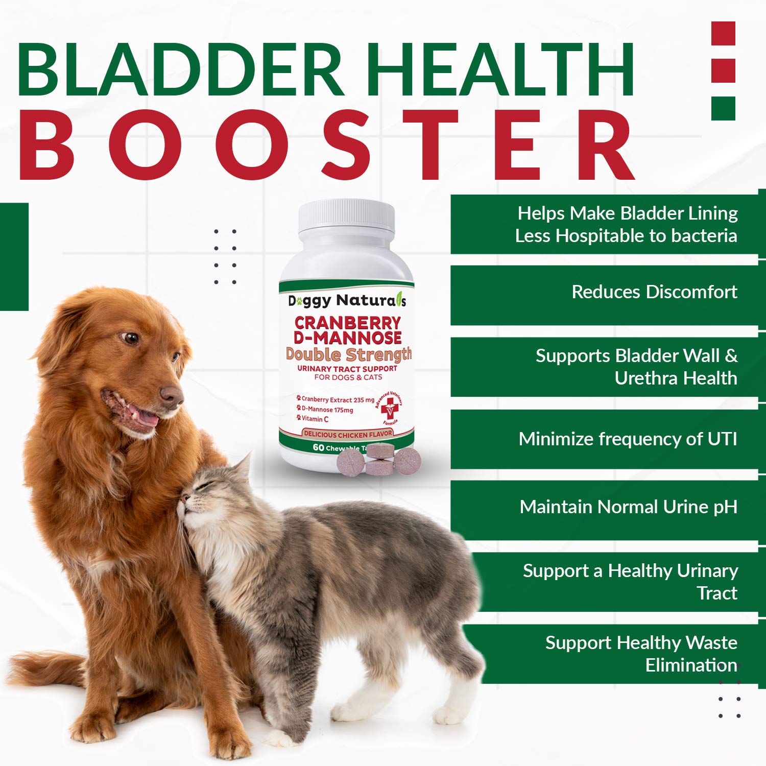 Pet Health Pharma Cranberry D-Mannose for dogs and cats