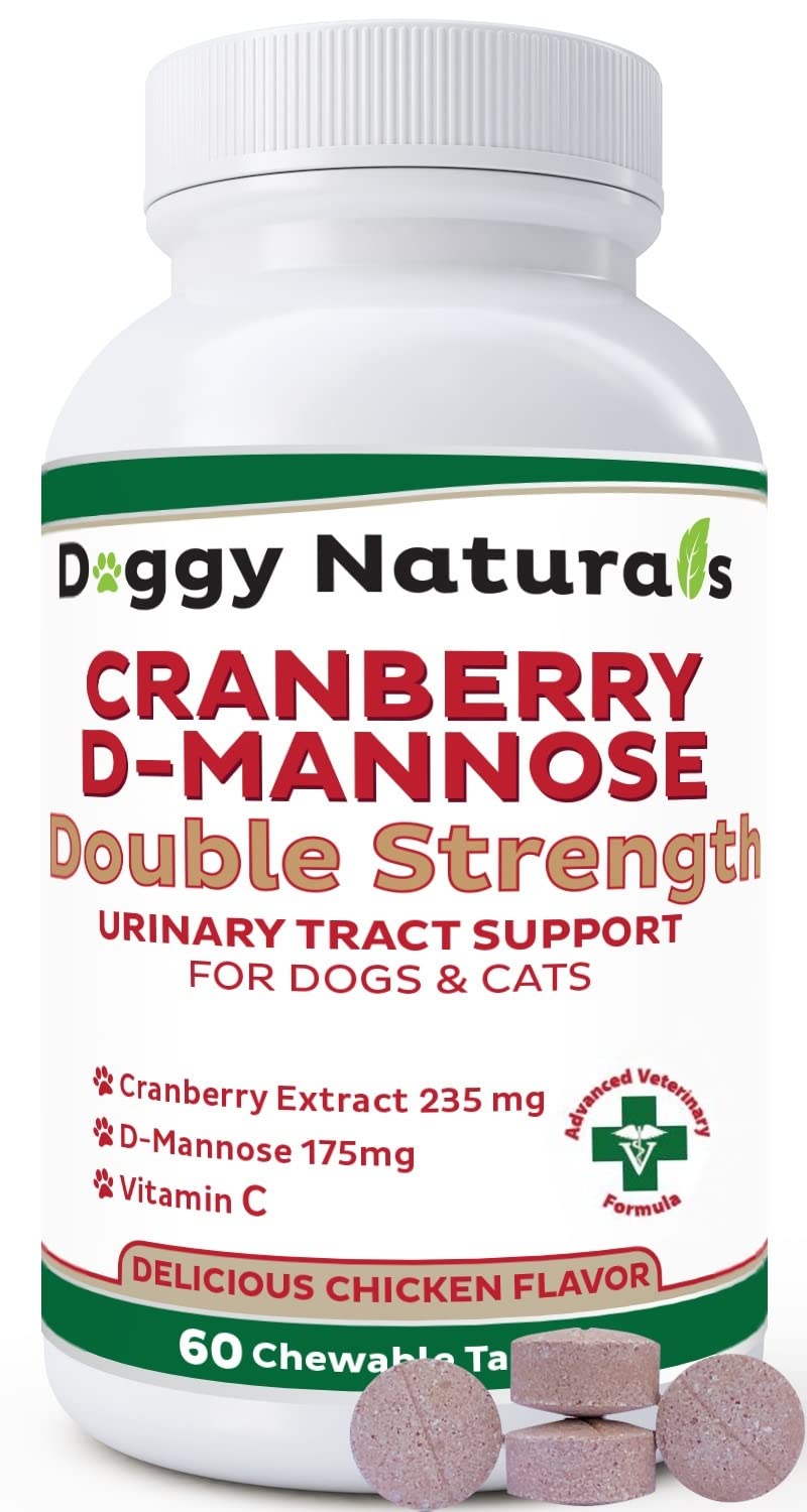 Pet Health Pharma Cranberry D-Mannose bottle supports urinary tract health for pets