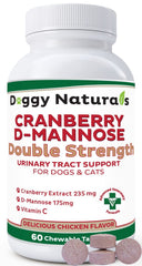 Pet Health Pharma Cranberry D-Mannose bottle supports urinary tract health for pets