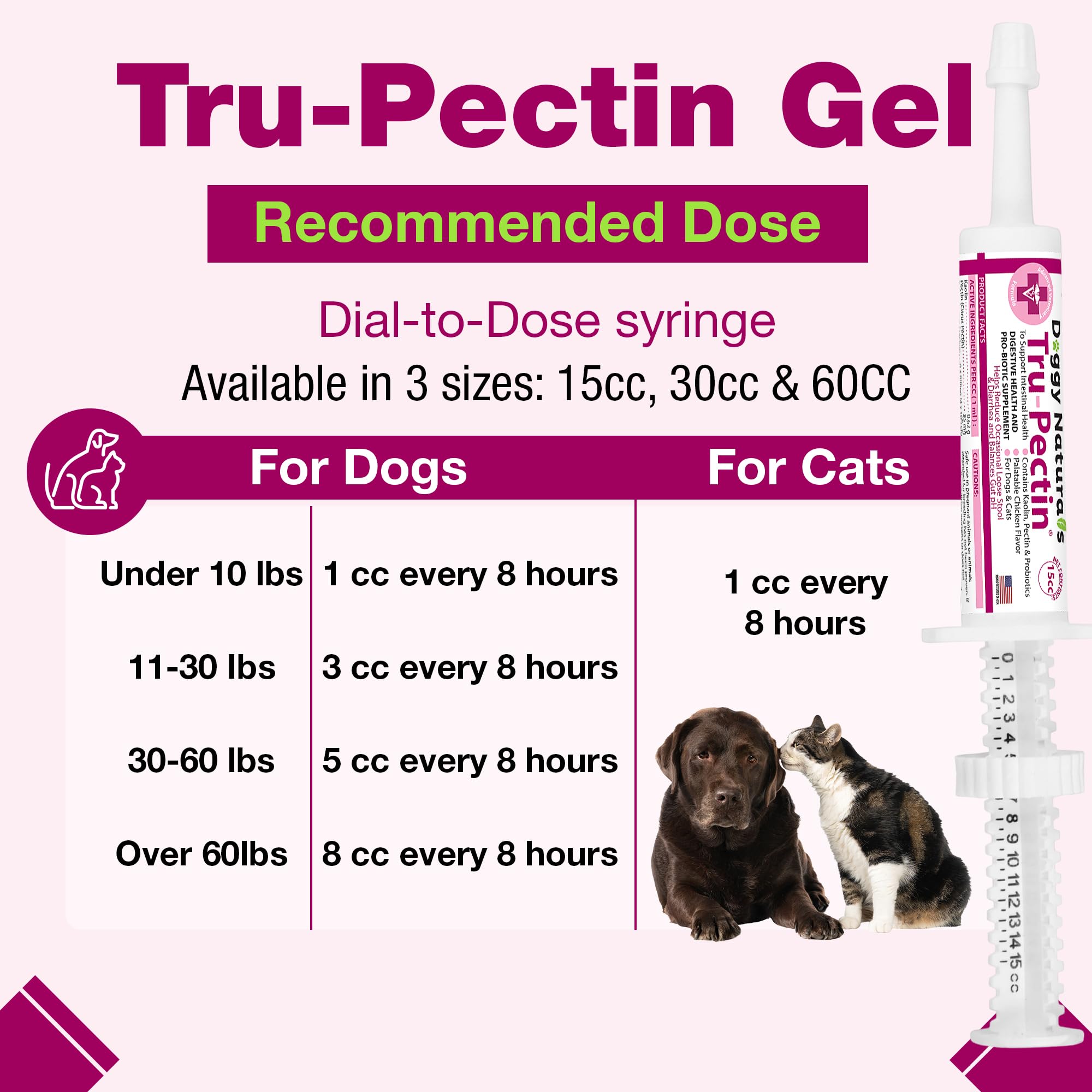 Direct-application view showing paste dosing into pet's mouth