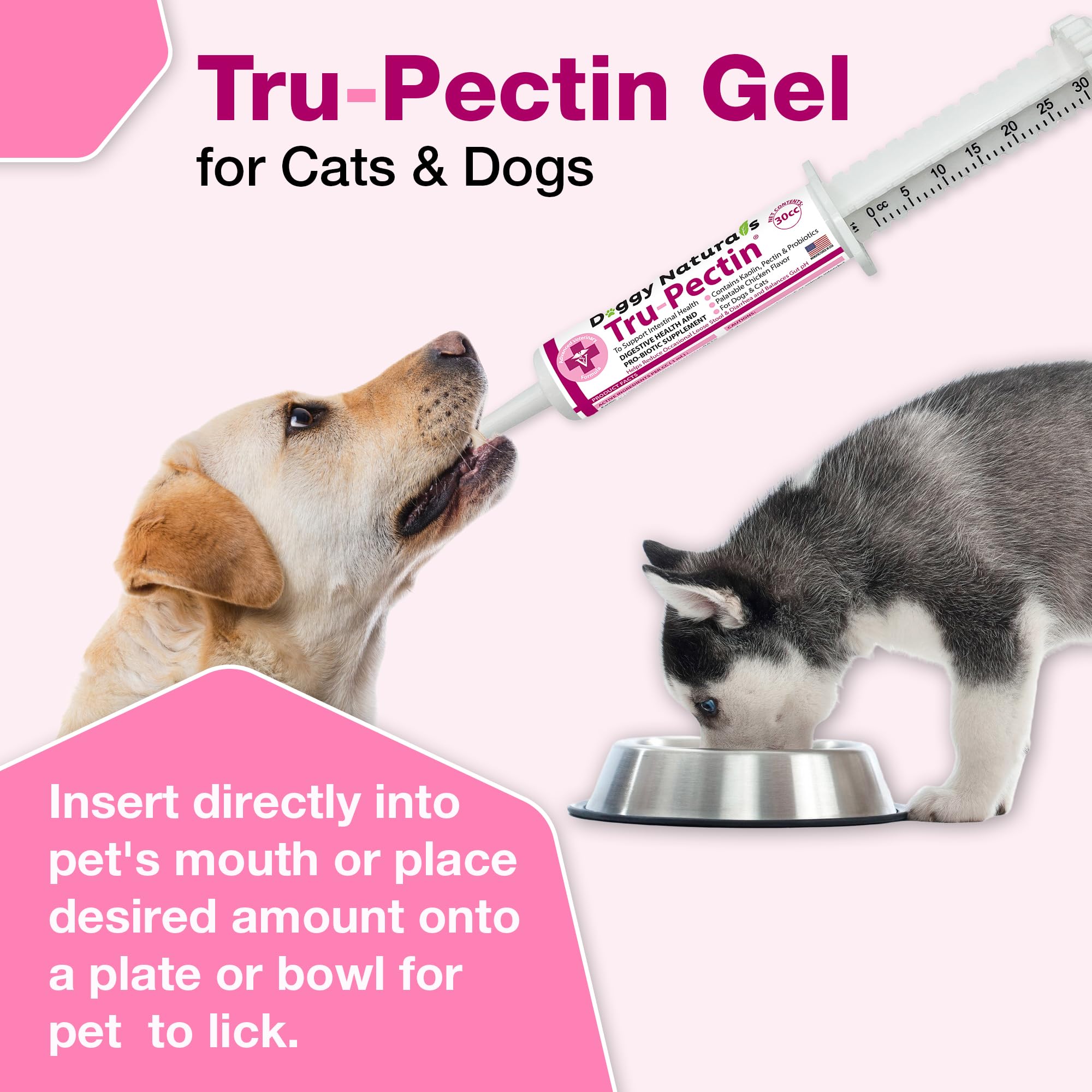 USA-made Tru-Pectin packaging indicating quality and size 15cc
