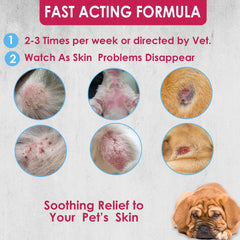 Truseb shampoo used on a cat demonstrates gentle skin care