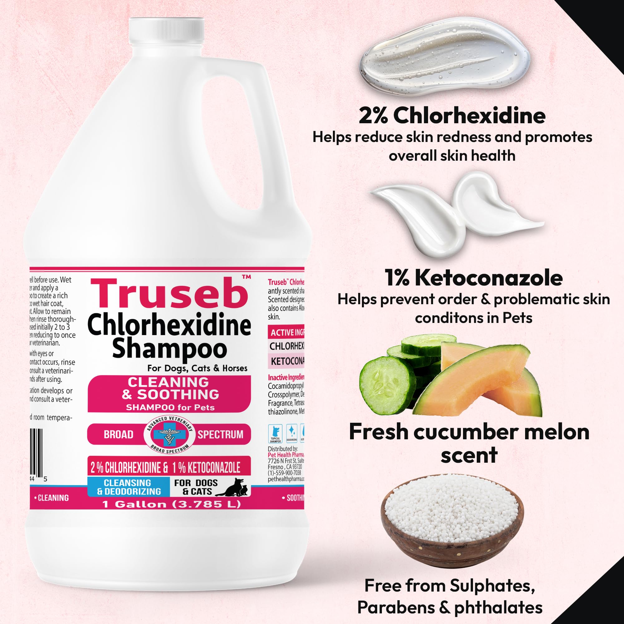 Truseb cucumber-melon scent bottle closeup for a pleasant bath