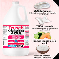 Truseb cucumber-melon scent bottle closeup for a pleasant bath