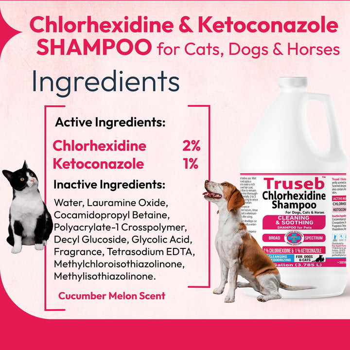 Truseb cat bottle lather aids gentle grooming and fresh fur