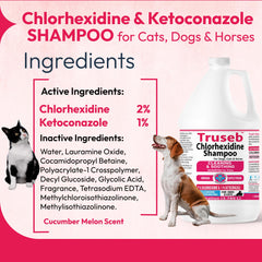 Truseb cat bottle lather aids gentle grooming and fresh fur
