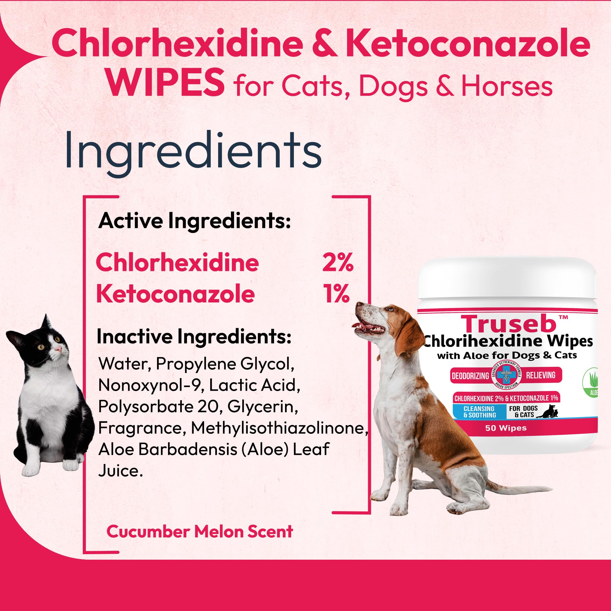 Close-up of Truseb wipe showing pre-moistened formula for gentle cleaning