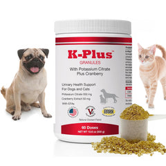 Pet Health Solutions K-Plus bottle pour enables easy dosing for pets