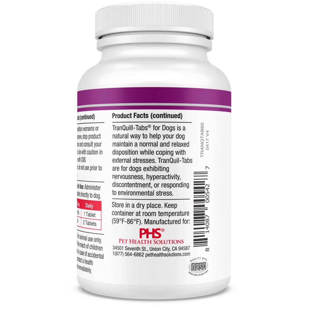 Pet Health Solutions TranQuil-Tabs peace-of-mind for pet parents during travel.