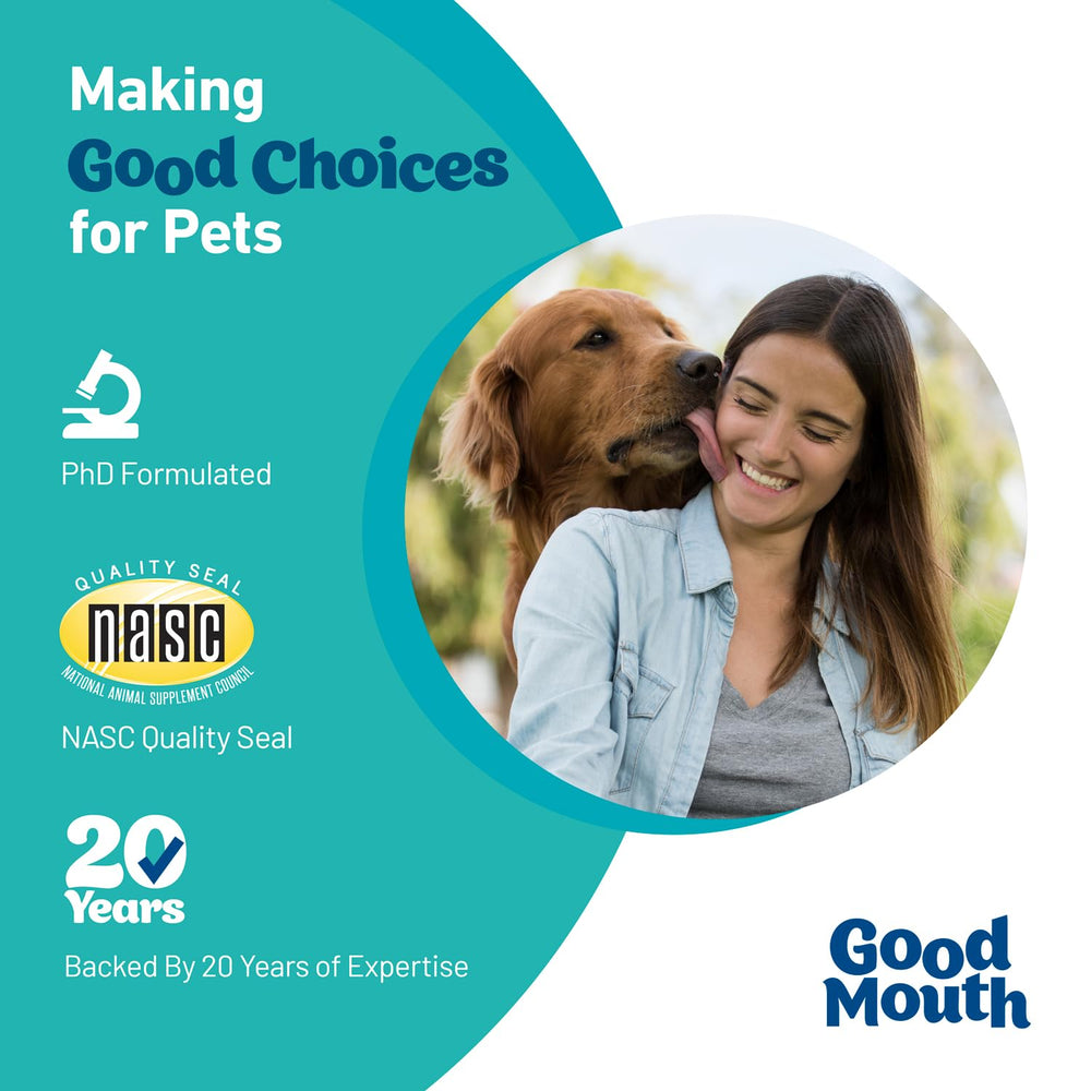 Pet HealthWorks Good Mouth ingredients kelp and probiotic for gum health