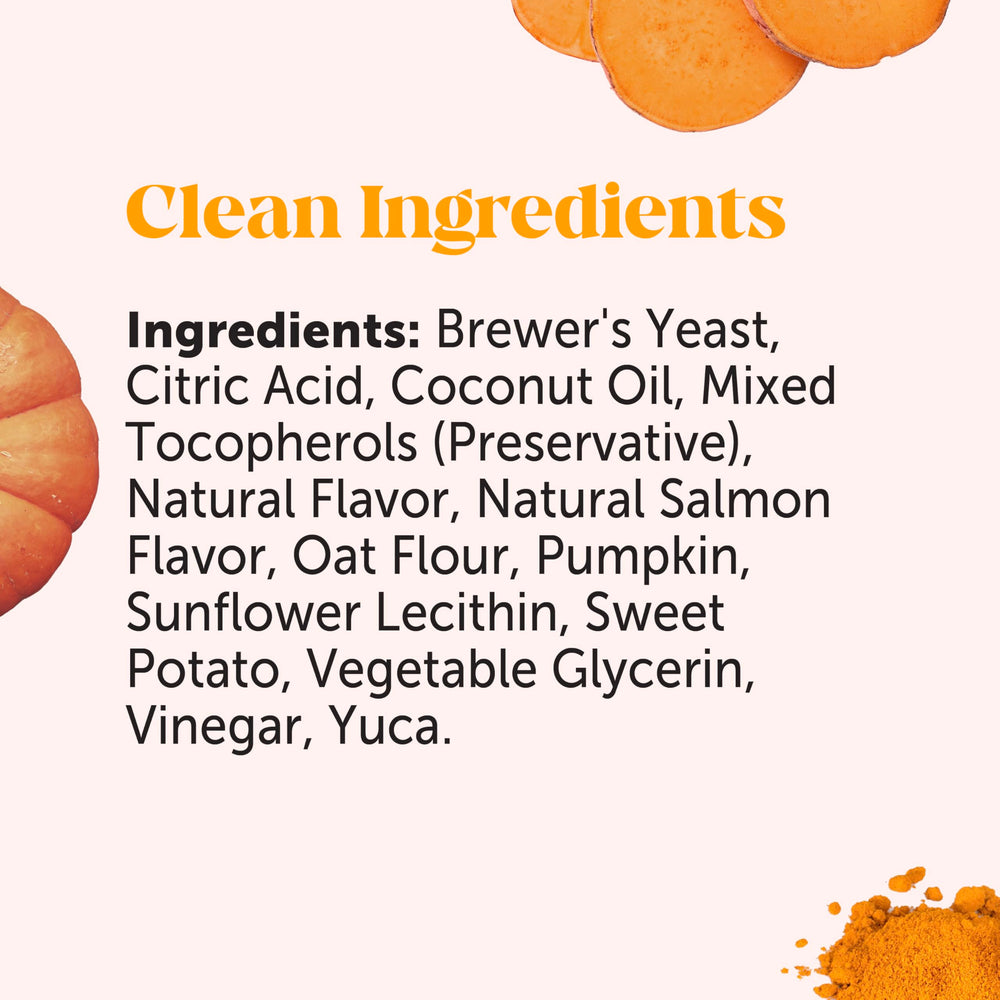 Shiny coat imagery linked to regular use of Allergy Skin Health chews.