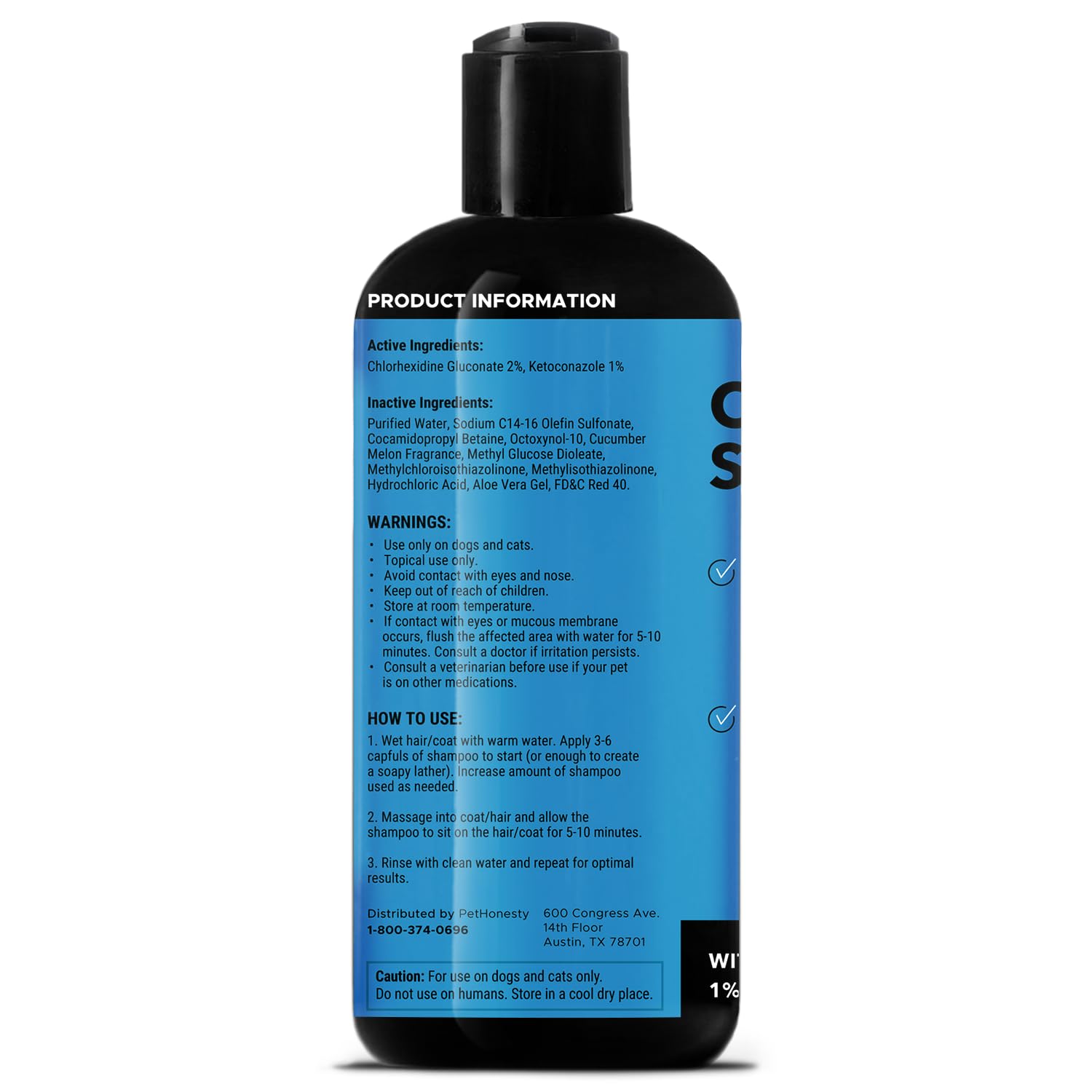 Pet Honesty cucumber-melon scented shampoo leaves coats smelling fresh.