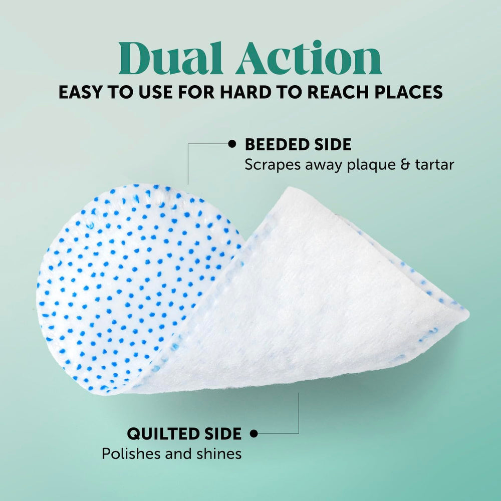 Pet Honesty dog dental finger wipes in action for fresh breath benefits.