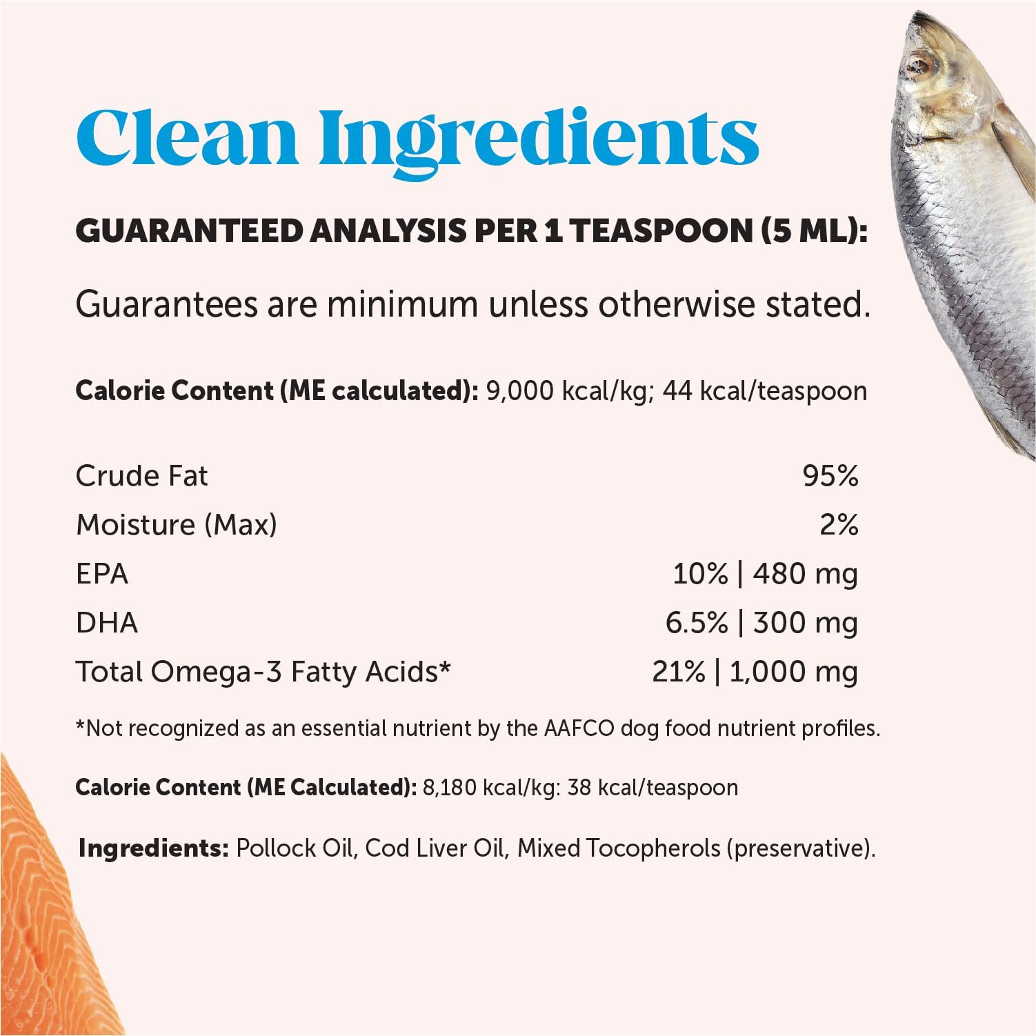 Measuring spoon for Pet Honesty Omega-3 dosing is convenient.