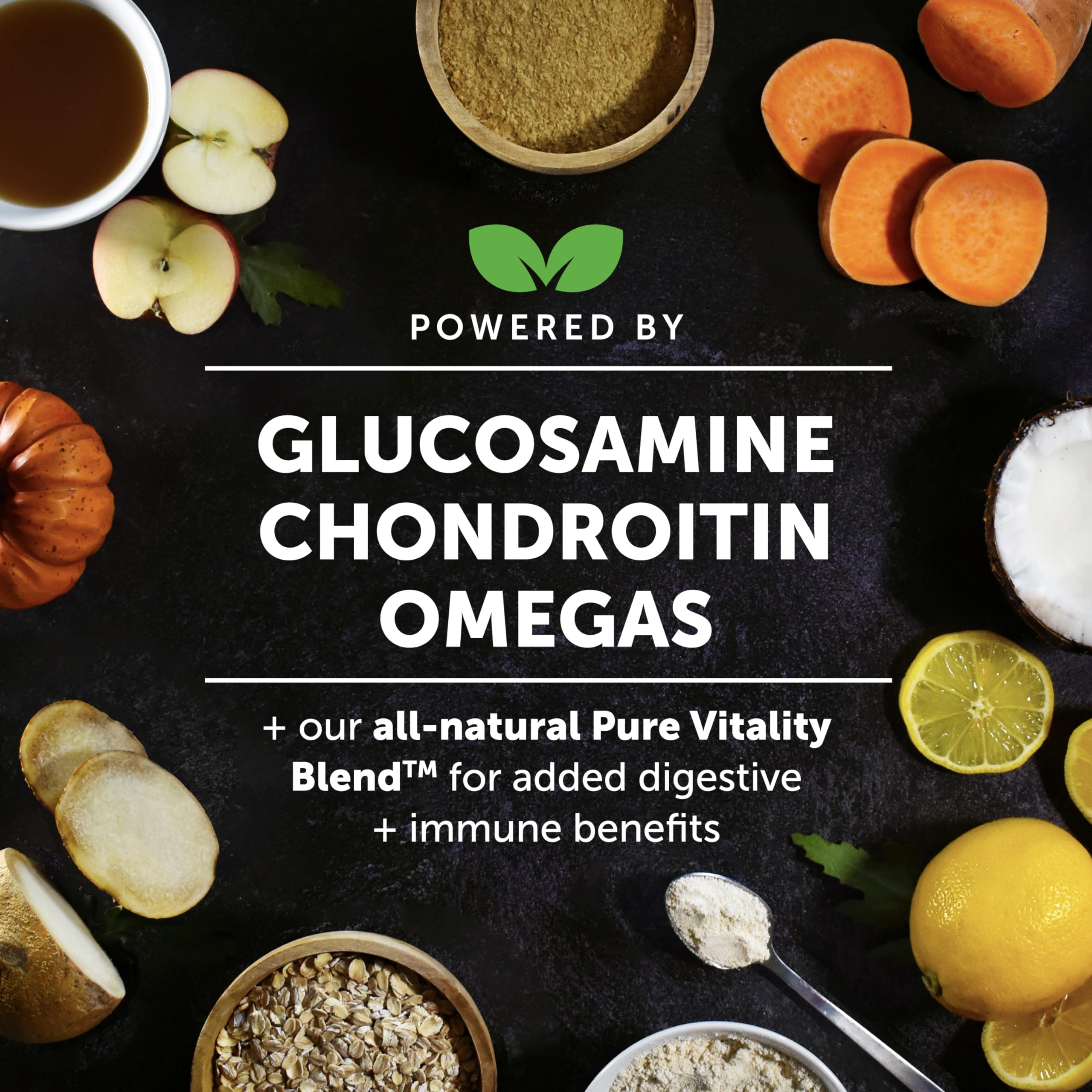 Pet Honesty glucosamine chondroitin for dogs emphasizes joint support ingredients.