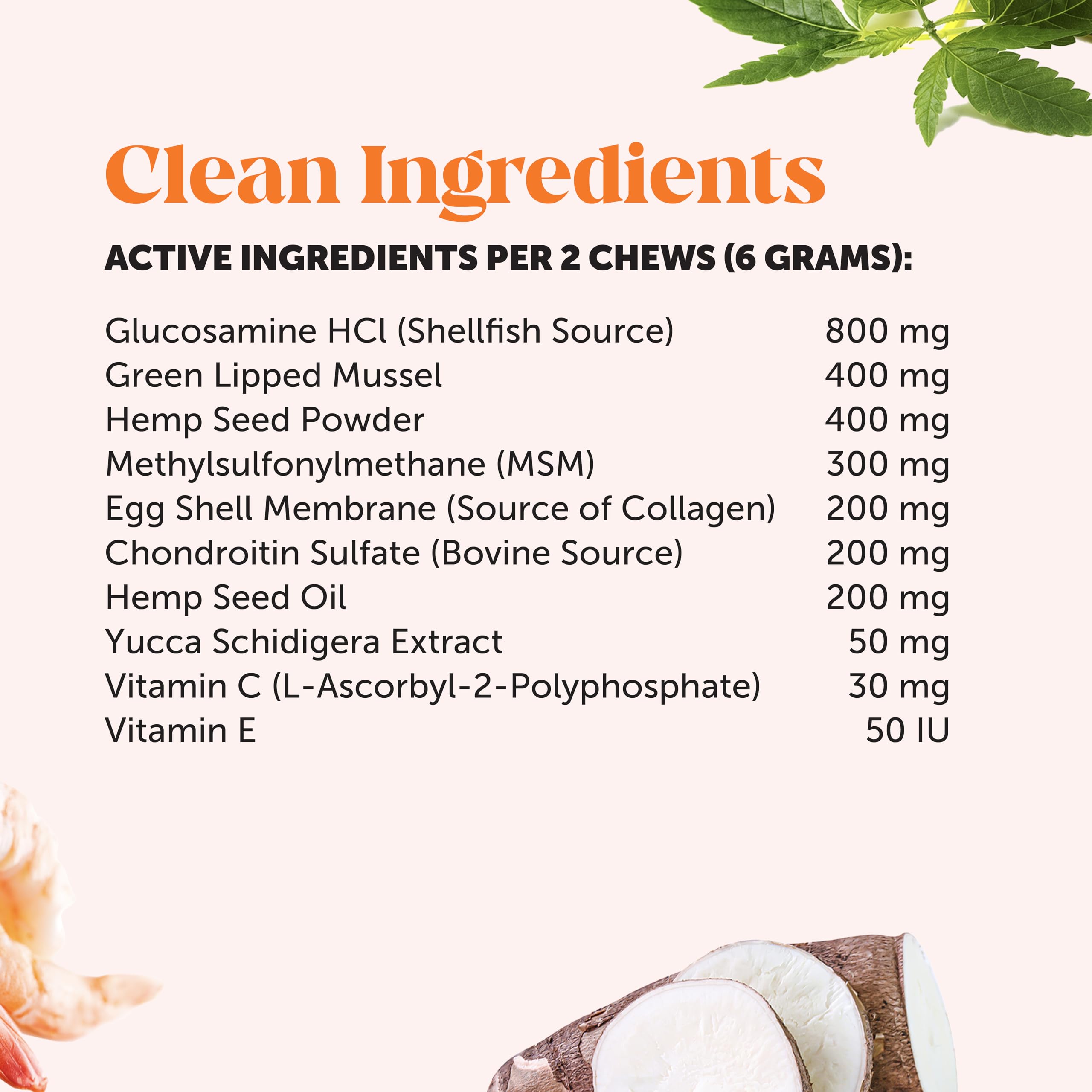 Chews served with meals from Pet Honesty for better absorption.