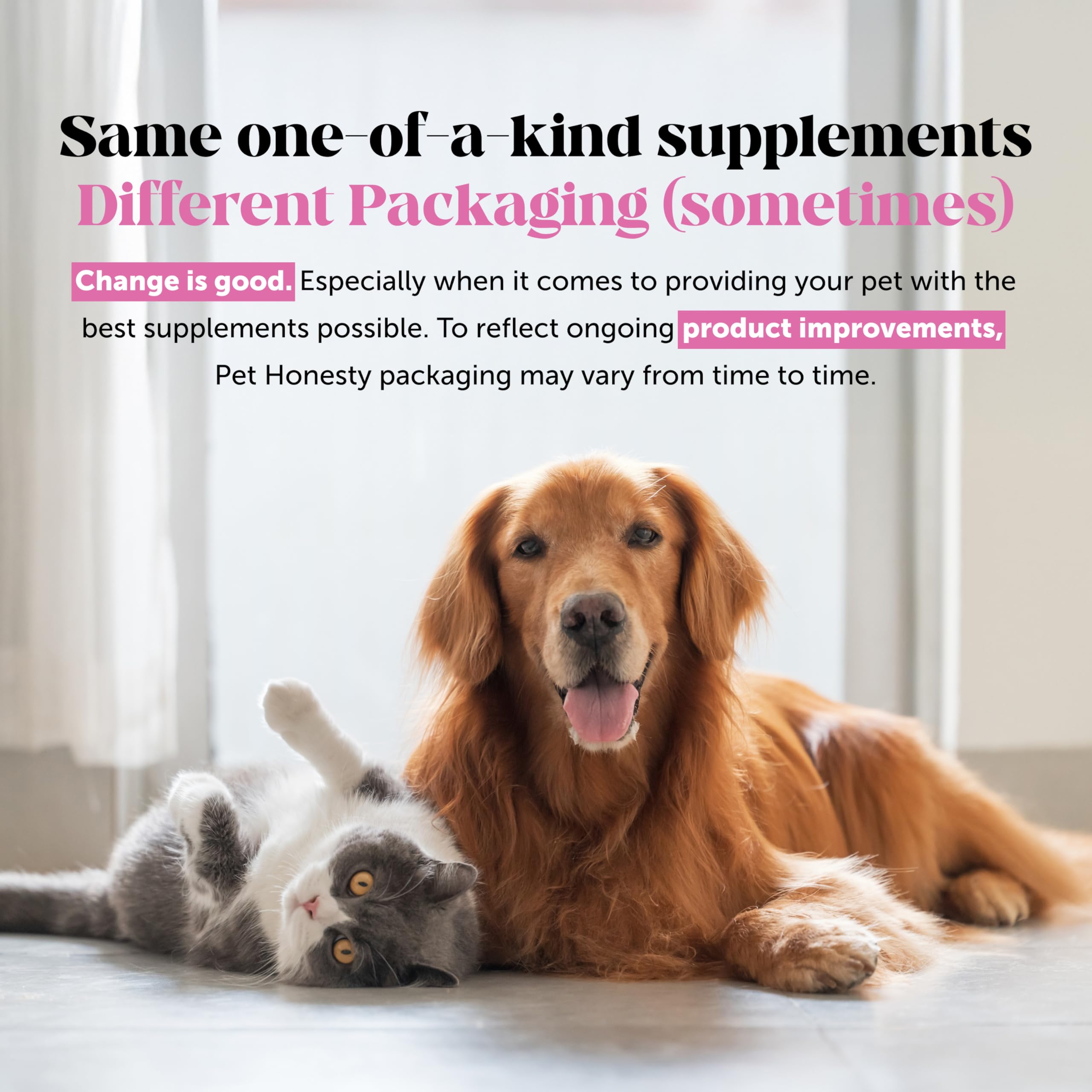 Pet Honesty US-made packaging underscores quality manufacturing and eco packaging.