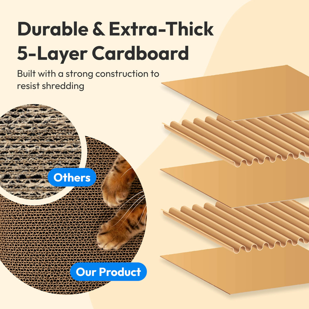 Pet JoJo extra-wide cat bed offers ample lounging space for larger cats