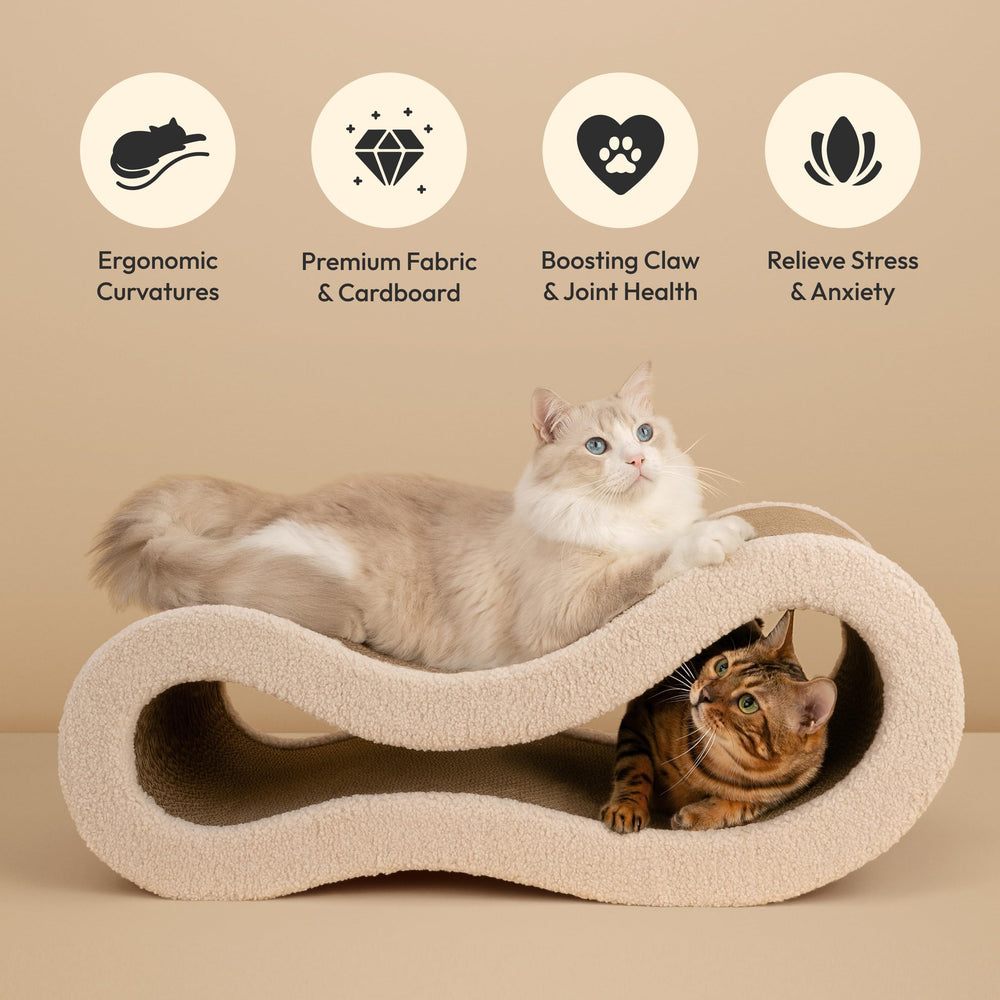 Pet JoJo reversible scratch board showcases dual-surface durability for extended play