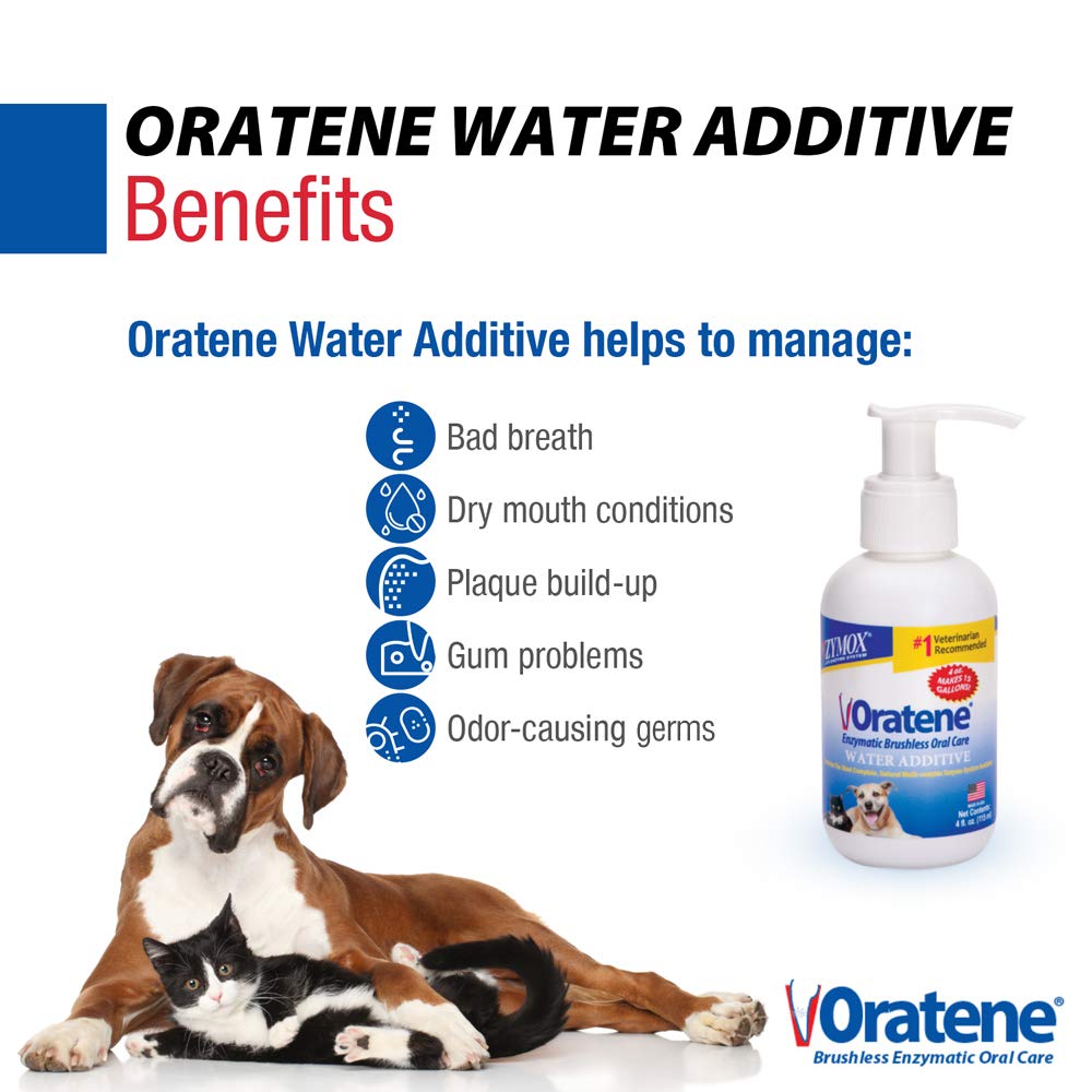 Zymox Oratene pump dosage system for precise, easy daily dosing.