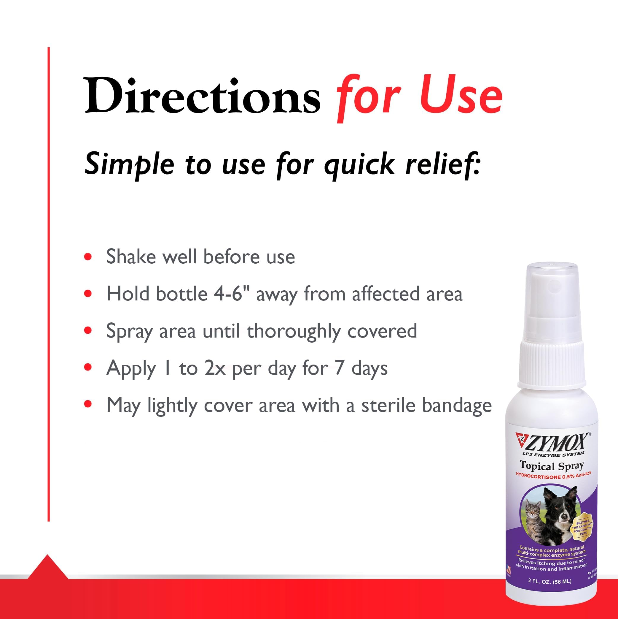 Pet King Brands Zymox supports healthier skin after application