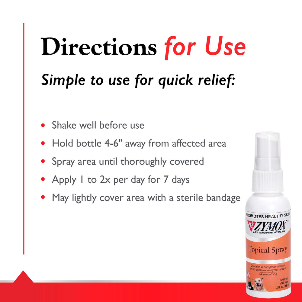 Pet King Brands Zymox hydrocortisone-free spray for sensitive skin
