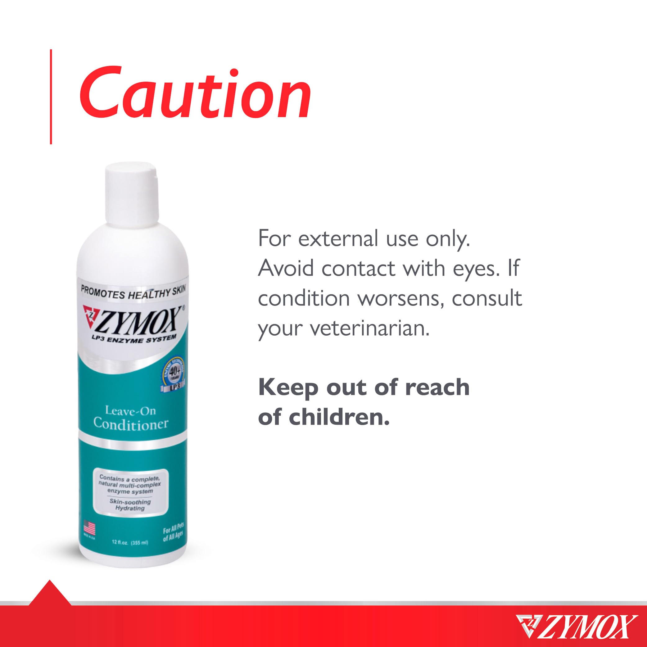 Smooth, non-greasy fur after Zymox conditioner treatment