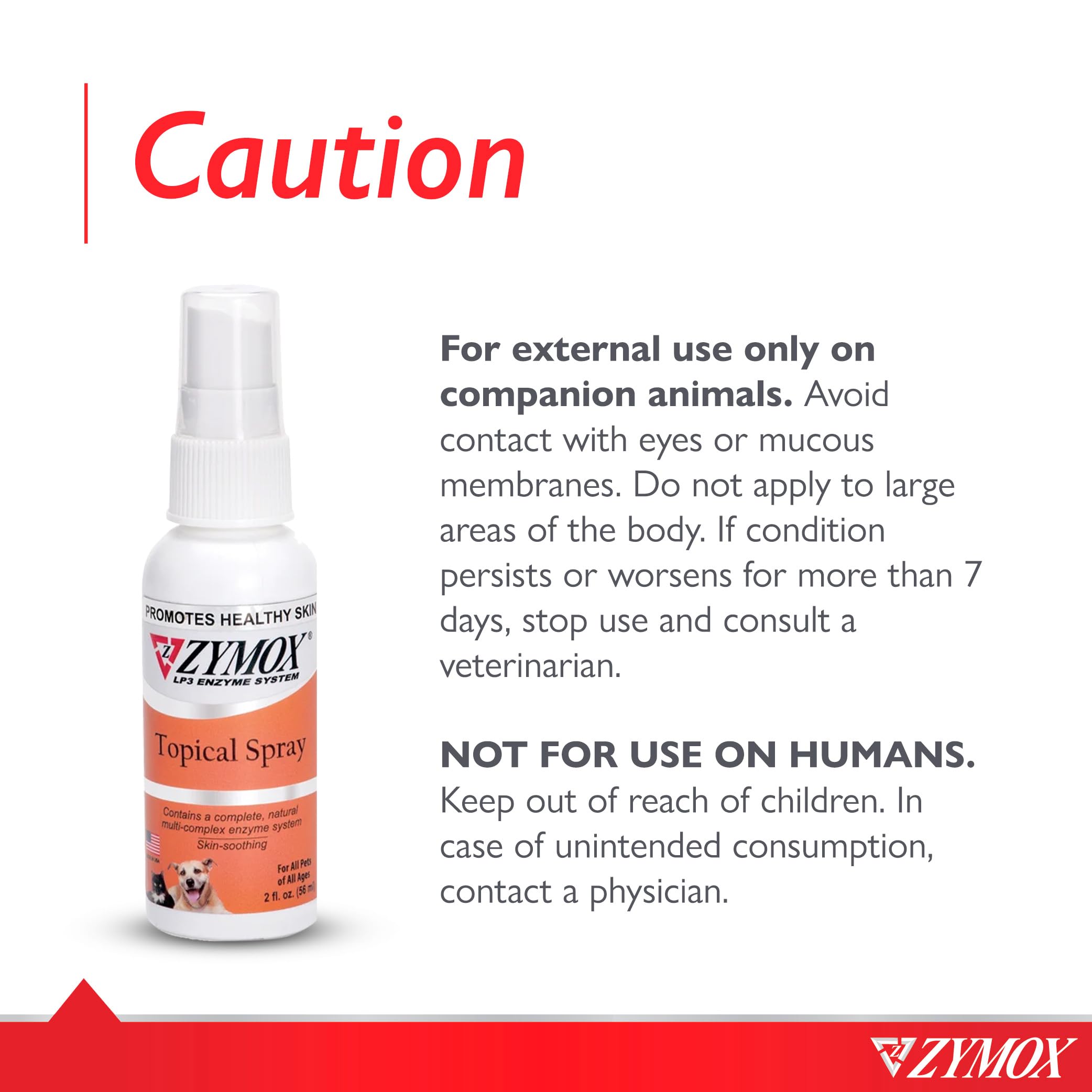 Pet King Brands Zymox safe non-toxic formula for licking pets