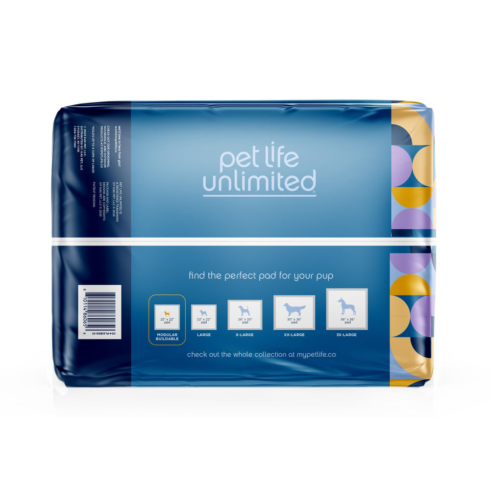 Pet Life Unlimited Create-A-Size pads with customizable layout for any space