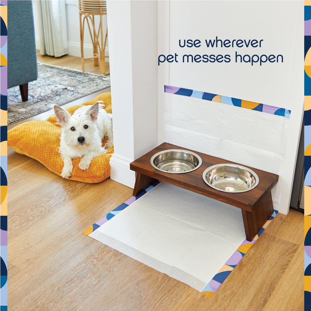 Pet Life Unlimited Create-A-Size pads quick-dry surface helps floors stay dry